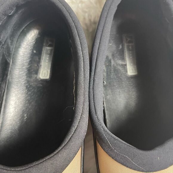 Jordan Two3 Cavvy Mens SZ 18 US Black leather & beige textile Slip-on Loafers - Picture 7 of 11